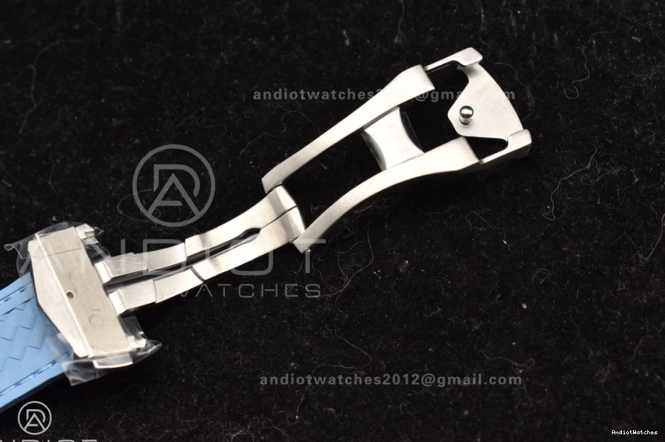 Edition Blue Best Terra Worldtimer Summer GMT A8938 43mm Rubber 511 Clone Comfortable VSF on Aqua Dial Super 1:1 Strap Blue 1101